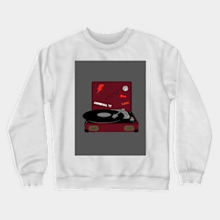 Record Player Crewneck Sweatshirt